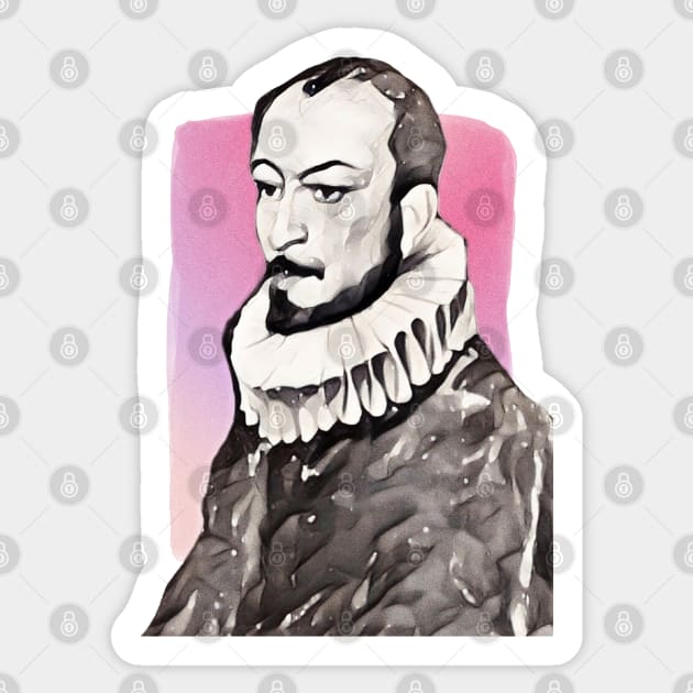 Composer Carlo Gesualdo illustration Sticker by Litstoy 